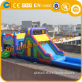 Hot Sell Inflatable Water Slide With Climbing, colourful inflatable slide, slide game